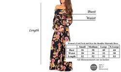 Women's Cowl Neck and Over-the-Shoulder Maternity Dresses