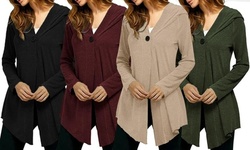 Leo Rosi Women's Button Cardigan. Plus Sizes Available. 