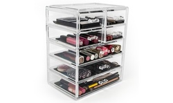 Sorbus Makeup-Storage Organizer Display-Case Set