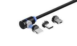 Magnetic Phone Charger Cable Nylon Braided Phone Charging Cable (3.3FT or 6.6FT)