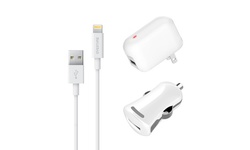 Overtime Lightning Charger Kit Apple MFI Certified For iPhone iPod & iPad 12W 