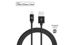 LAX 10-Ft Apple Certified Braided Lightning Charging Cable (1-, 2-, or 3-Pack)