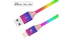 Apple MFi Certified Colorful Rainbow Lightning Cables for iPhone and iPad