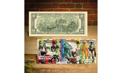 Star Wars BOBA FETT Two-Dollar Bill Pop Art HAND-SIGNED by Rency