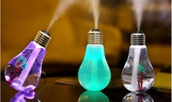  Aromatherapy Mini USB Bulb Diffuser and Air Purifier with LED Lights