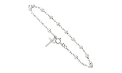 Italian Sterling Silver Rosary Bracelet
