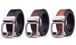 Braveman Men's Leather Rachet Casual Belt