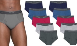 Fruit of the Loom Assorted Men's Briefs 10 Pack (Sizes S,M,L,XL)