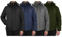 Men's Heavyweight Dual-Layered Presidential Parka Jacket With Detachable Hood