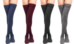 Women Extra Long Over Knee Thigh High Socks Winter Leg Warmers Sock