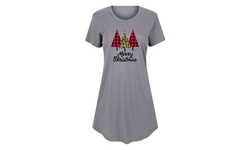Instant Message: Ladies Buffalo Plaid Graphic Dresses