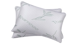 Hypoallergenic  Memory-Foam Bamboo-Blend Pillows (1- or 2-Pack)