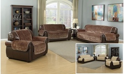 Heavy Flannel Reversible Quilted Waterproof Furniture Covers