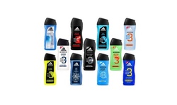 6-Pack Assorted Adidas Shower Gel For Men 13.5oz / 400ml