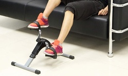 iMounTEK Foldable Exercise Bike, Mini Pedal, LCD Display, PT, Home, Office, Gym 