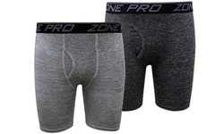2-Pack: Men's Zone Pro Athletic Compression Shorts 
