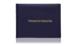 Juvale Coin Collection Holder Album Book for Collectors, Holds 240 Coins