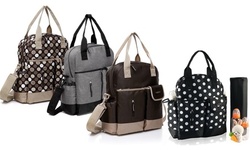 Amazing Moms Colorland Multiple ways to Carry Diaper Bag