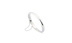 Kid's Italian Sterling Silver 5 Inch Bangles