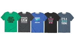 Instant Message: Cute Cousin Crew Matching Kids Tee