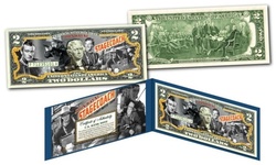 John Wayne  * Stagecoach* Official Genuine Legal Tender US Two-Dollar Bill