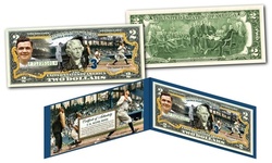 BABE RUTH * The Sultan of Swat * Official Genuine Legal Tender Two-Dollar Bill