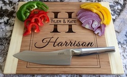 One, Two, Three, Four, or Five Personalized Bamboo Cutting Boards from Qualtry (Up to 65% Off)