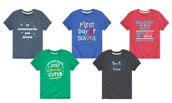 Instant Message: Boy's First Day of School Grade Tees