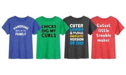 Instant Message: Handsome like Daddy Boys' Tees