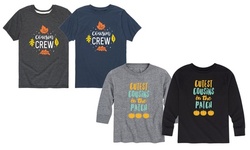 Instant Message: Cousin Crew Fall Pumpkins Kids Tee and Long Sleeve