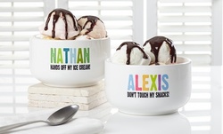 $9 Personalized Snack Bowl from Personalization Mall ($19.95 Value)
