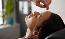 One or Three Eyebrow-Threading Sessions at ABS Threading And Salon (Up to 60% Off)