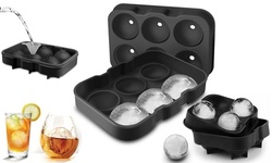 Silicone ICE Ball Maker Round Sphere Tray Cube Mold For Whiskey Cocktails Party