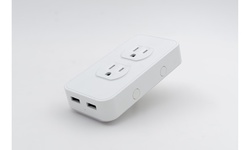 Dual Smart Power Outlet w/ 2 USB Ports and Voice Activation