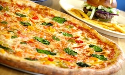 Pizzeria and American Food at Boardwalk Pizza (32% Off). Two Options Available.