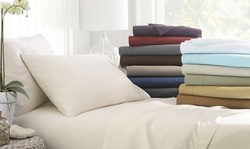 Merit Linens Premium Deep Pocket 4 Piece bed Sheet Set