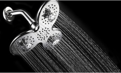 Aquaspa Trident Giant 3-Setting 7-Zone 9.5" Luxury Rainfall Showerhead 