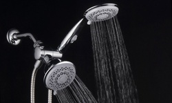 HotelSpa 30-Setting Spiral 3-Way Luxury Combo Shower with Pause Switch