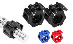 1" or 2" Quick Release Pro Olympic Weight Barbell Lock Clips for Weightlifting