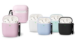 RevJams Hard Shell Protective Case and Carabiner for AirPods 1 & 2 (LED visible)