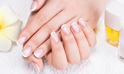 One or Two Deluxe Manicure and Pedicure Sessions at New Image Day Spa (Up to 35% Off)