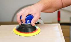iMounTEK 6" Air Random Orbital Sander, Pneumatic, 10,000RPM with 7 Sandpapers 