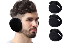Unisex Winter Fleece Ear Muffs Ear warmers Behind the Head Band