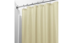 2-Pack: Heavy-Duty Magnetic Mildew Resistant Solid Vinyl Shower Curtain Liners