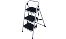 Home Use 3-Step Short Handrail Iron Ladder 