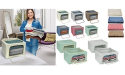Storage Box with Window, 2 Pack