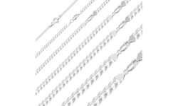 Italian Solid Sterling silver cuban chain