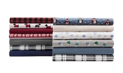 100% Cotton Winter Nights Flannel Sheet Sets