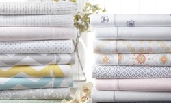 Merit Linens Premium Ultra Soft Printed Bed Sheet Set (4pc)