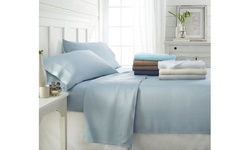 Soft Essentials 100% Bamboo 4Pc Luxury Bed Sheet Set